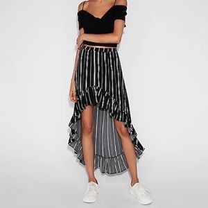 SET striped skirt and top coord
